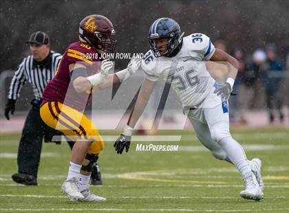 Thumbnail 3 in Lincoln-Way East vs. Loyola Academy (IHSA 8A Semifinal) photogallery.