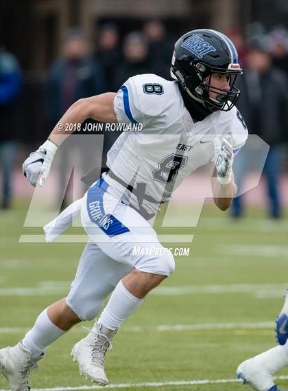 Thumbnail 1 in Lincoln-Way East vs. Loyola Academy (IHSA 8A Semifinal) photogallery.