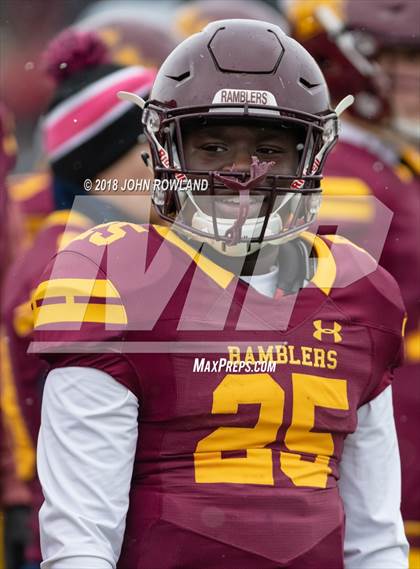 Thumbnail 2 in Lincoln-Way East vs. Loyola Academy (IHSA 8A Semifinal) photogallery.