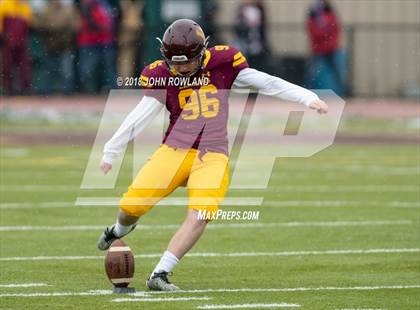Thumbnail 3 in Lincoln-Way East vs. Loyola Academy (IHSA 8A Semifinal) photogallery.