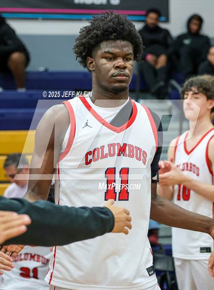 Thumbnail 1 in Columbus vs Dynamic Prep (Made Hoops - Miami Tip-Off) photogallery.