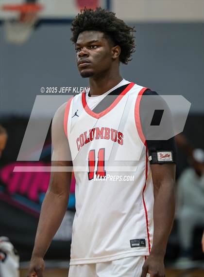 Thumbnail 2 in Columbus vs Dynamic Prep (Made Hoops - Miami Tip-Off) photogallery.