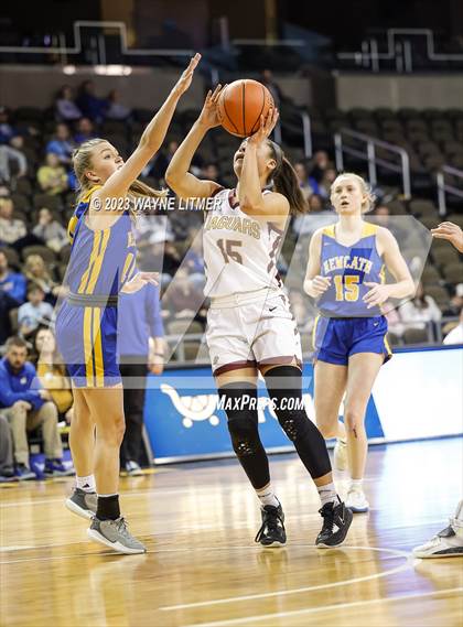 Thumbnail 1 in Newport Central Catholic vs Cooper (2023 9th Region Girls Basketball Tournament) photogallery.
