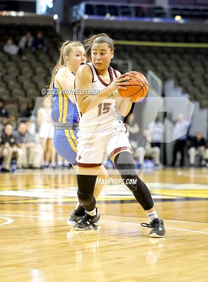 Thumbnail 3 in Newport Central Catholic vs Cooper (2023 9th Region Girls Basketball Tournament) photogallery.