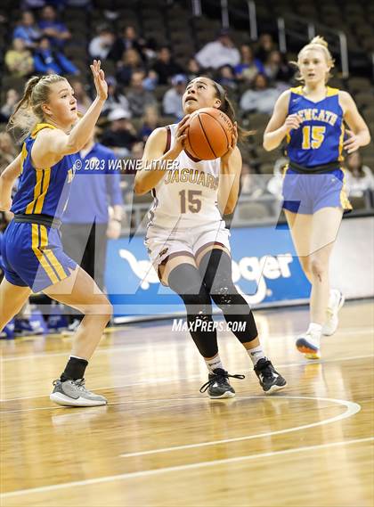 Thumbnail 3 in Newport Central Catholic vs Cooper (2023 9th Region Girls Basketball Tournament) photogallery.