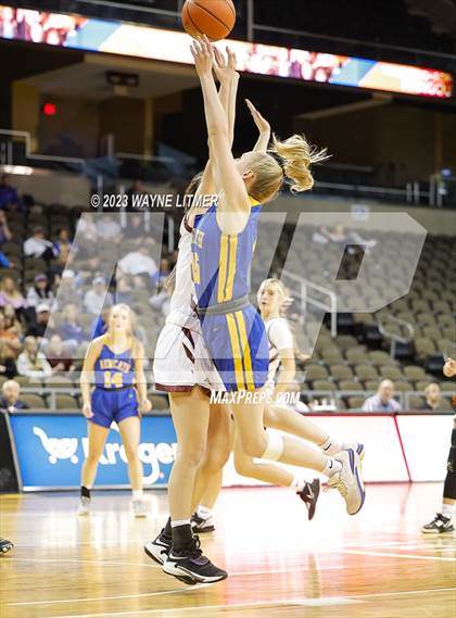 Thumbnail 2 in Newport Central Catholic vs Cooper (2023 9th Region Girls Basketball Tournament) photogallery.