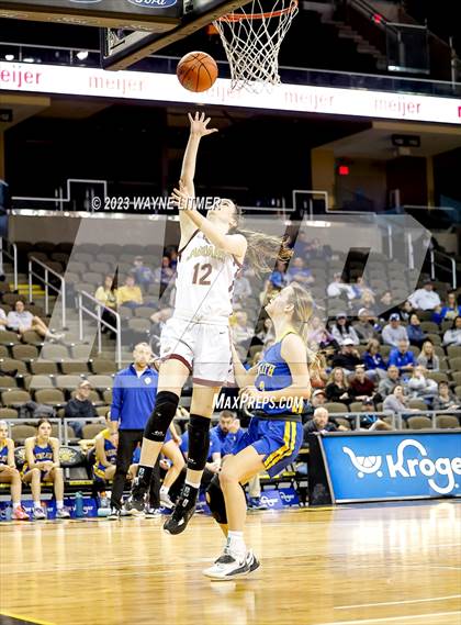 Thumbnail 2 in Newport Central Catholic vs Cooper (2023 9th Region Girls Basketball Tournament) photogallery.
