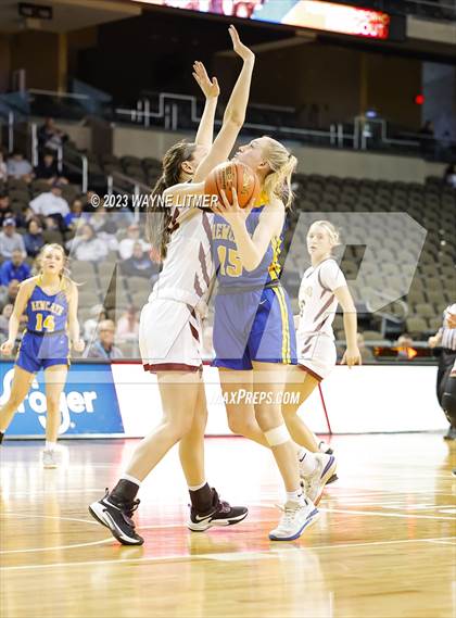 Thumbnail 3 in Newport Central Catholic vs Cooper (2023 9th Region Girls Basketball Tournament) photogallery.