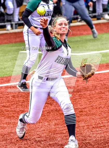 Thumbnail 3 in Lawrence Free State vs Olathe North (KSHSAA Quartert Final - Game 2) photogallery.