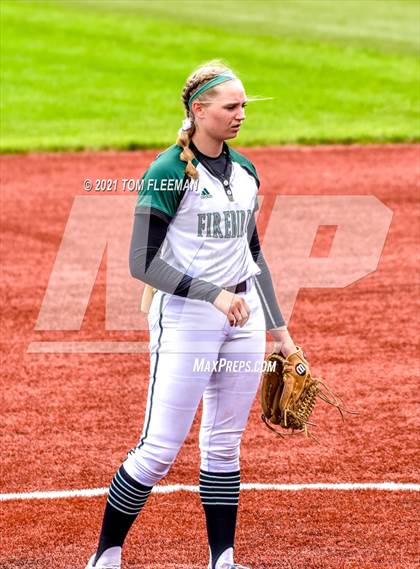 Thumbnail 3 in Lawrence Free State vs Olathe North (KSHSAA Quartert Final - Game 2) photogallery.