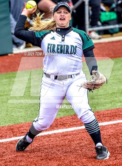 Thumbnail 3 in Lawrence Free State vs Olathe North (KSHSAA Quartert Final - Game 2) photogallery.