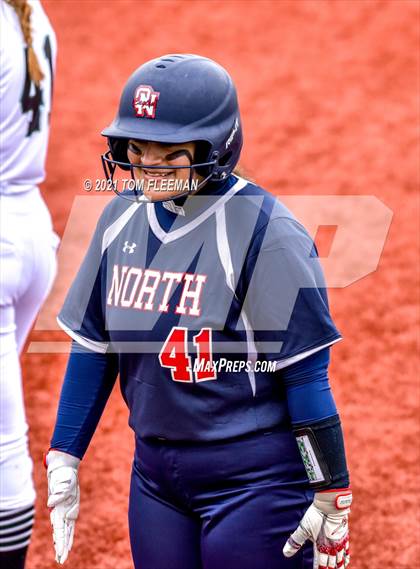Thumbnail 2 in Lawrence Free State vs Olathe North (KSHSAA Quartert Final - Game 2) photogallery.