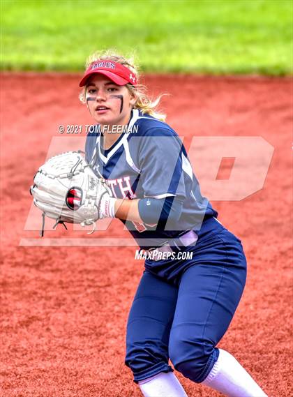 Thumbnail 3 in Lawrence Free State vs Olathe North (KSHSAA Quartert Final - Game 2) photogallery.