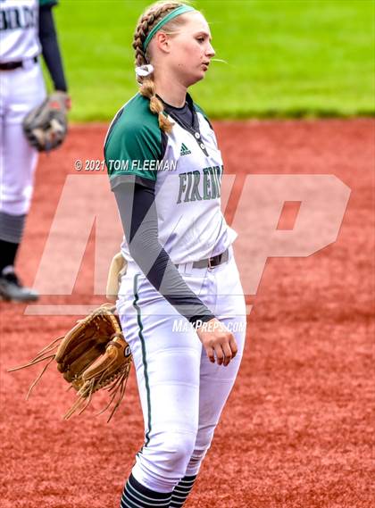 Thumbnail 3 in Lawrence Free State vs Olathe North (KSHSAA Quartert Final - Game 2) photogallery.