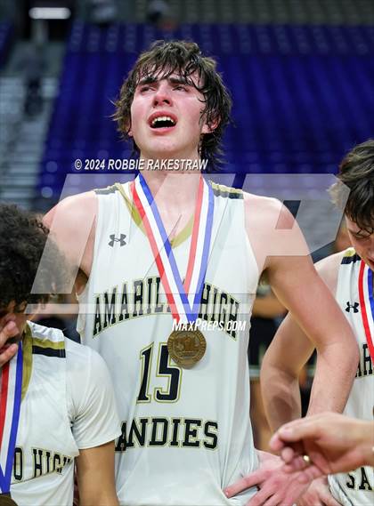 Thumbnail 2 in Amarillo vs. Lancaster (UIL 5A Basketball Semifinal Medal Ceremony) photogallery.