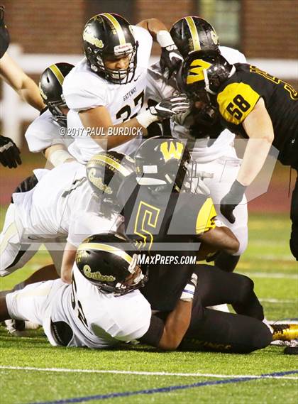 Thumbnail 2 in Archbishop Wood vs Gateway (PIAA 5A Championship) photogallery.
