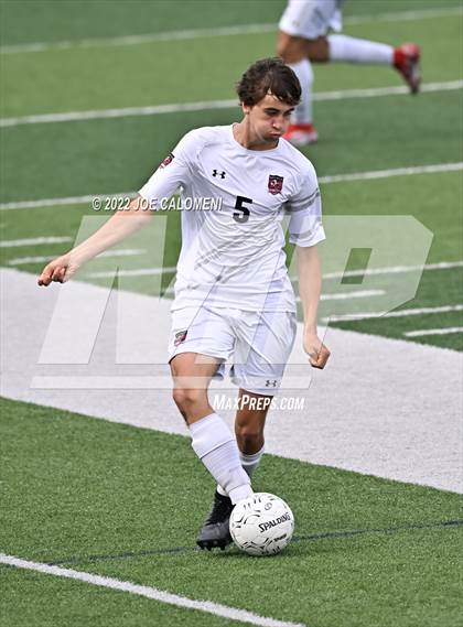 Thumbnail 1 in The Woodlands vs Lake Travis (UIL 6A Boys Soccer State Semifinal) photogallery.