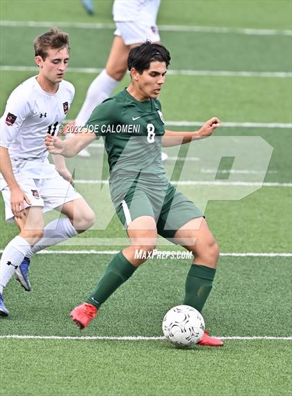 Thumbnail 3 in The Woodlands vs Lake Travis (UIL 6A Boys Soccer State Semifinal) photogallery.