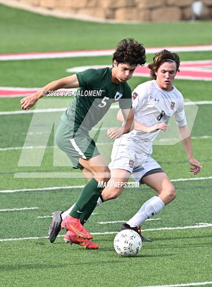 Thumbnail 3 in The Woodlands vs Lake Travis (UIL 6A Boys Soccer State Semifinal) photogallery.