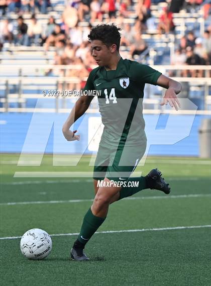 Thumbnail 1 in The Woodlands vs Lake Travis (UIL 6A Boys Soccer State Semifinal) photogallery.