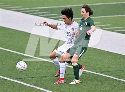 Thumbnail 1 in The Woodlands vs Lake Travis (UIL 6A Boys Soccer State Semifinal) photogallery.