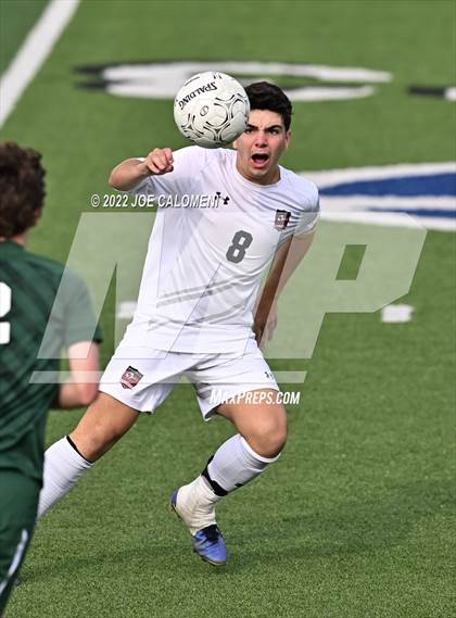 Thumbnail 1 in The Woodlands vs Lake Travis (UIL 6A Boys Soccer State Semifinal) photogallery.