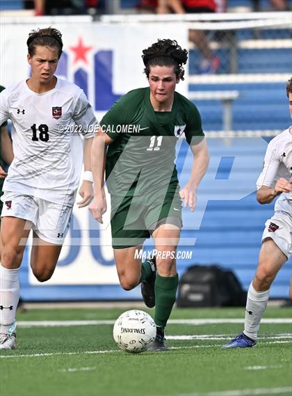 Thumbnail 3 in The Woodlands vs Lake Travis (UIL 6A Boys Soccer State Semifinal) photogallery.