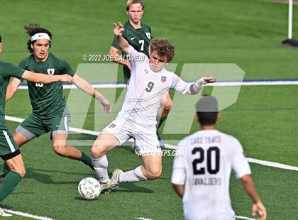 Thumbnail 2 in The Woodlands vs Lake Travis (UIL 6A Boys Soccer State Semifinal) photogallery.