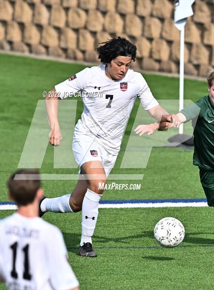 Thumbnail 2 in The Woodlands vs Lake Travis (UIL 6A Boys Soccer State Semifinal) photogallery.