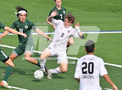 Thumbnail 1 in The Woodlands vs Lake Travis (UIL 6A Boys Soccer State Semifinal) photogallery.
