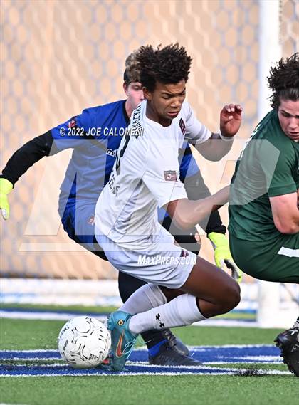 Thumbnail 1 in The Woodlands vs Lake Travis (UIL 6A Boys Soccer State Semifinal) photogallery.