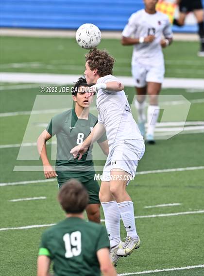 Thumbnail 1 in The Woodlands vs Lake Travis (UIL 6A Boys Soccer State Semifinal) photogallery.