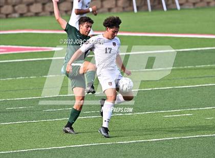 Thumbnail 1 in The Woodlands vs Lake Travis (UIL 6A Boys Soccer State Semifinal) photogallery.