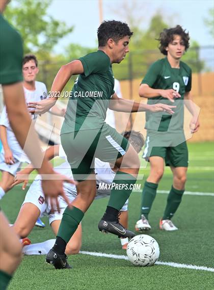 Thumbnail 1 in The Woodlands vs Lake Travis (UIL 6A Boys Soccer State Semifinal) photogallery.