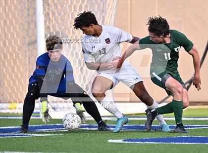 Thumbnail 1 in The Woodlands vs Lake Travis (UIL 6A Boys Soccer State Semifinal) photogallery.