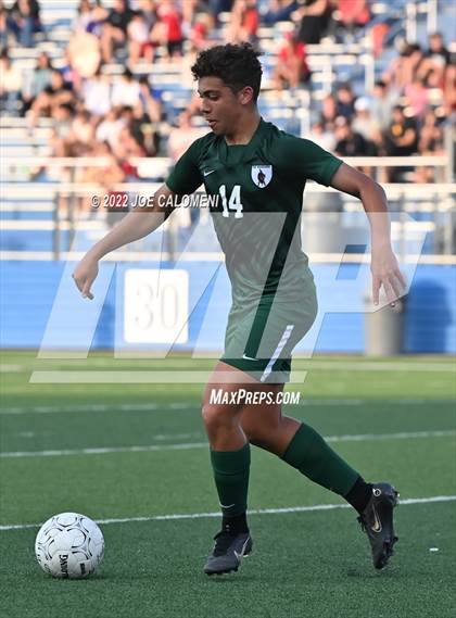 Thumbnail 3 in The Woodlands vs Lake Travis (UIL 6A Boys Soccer State Semifinal) photogallery.
