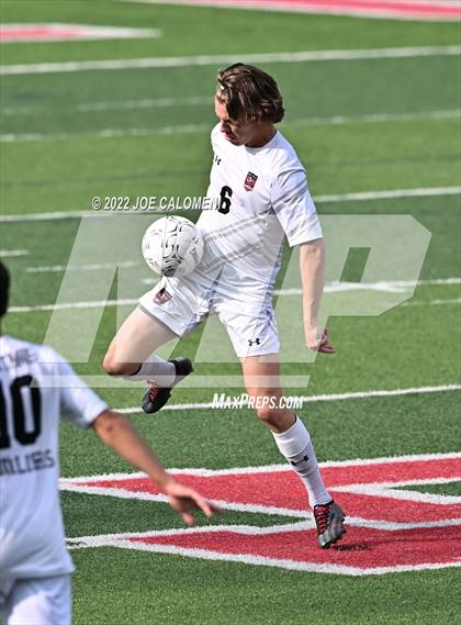 Thumbnail 1 in The Woodlands vs Lake Travis (UIL 6A Boys Soccer State Semifinal) photogallery.