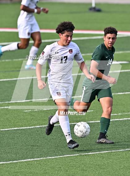 Thumbnail 2 in The Woodlands vs Lake Travis (UIL 6A Boys Soccer State Semifinal) photogallery.