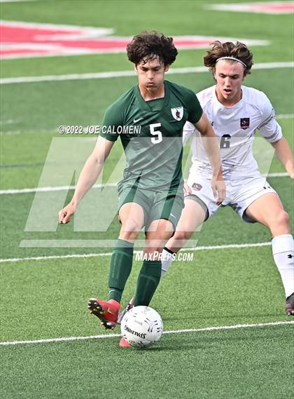 Thumbnail 1 in The Woodlands vs Lake Travis (UIL 6A Boys Soccer State Semifinal) photogallery.