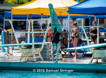 Thumbnail 3 in CIF CCS Girls Diving Championships photogallery.