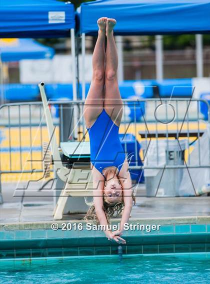 Thumbnail 2 in CIF CCS Girls Diving Championships photogallery.