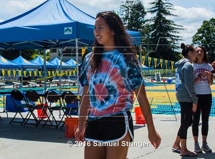 Thumbnail 3 in CIF CCS Girls Diving Championships photogallery.