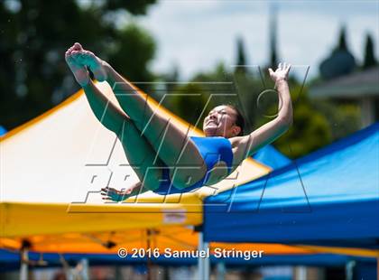 Thumbnail 3 in CIF CCS Girls Diving Championships photogallery.