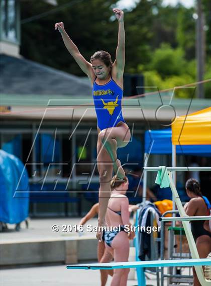 Thumbnail 1 in CIF CCS Girls Diving Championships photogallery.