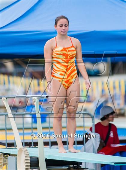 Thumbnail 2 in CIF CCS Girls Diving Championships photogallery.