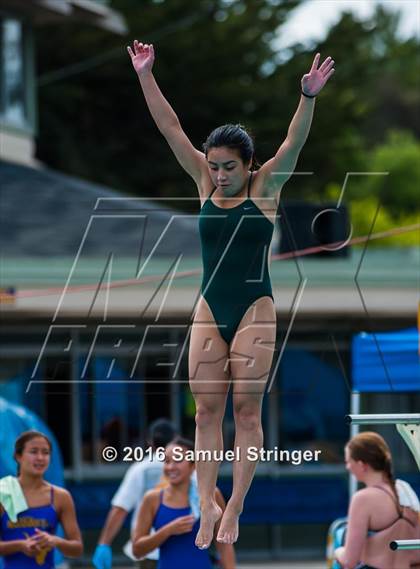 Thumbnail 2 in CIF CCS Girls Diving Championships photogallery.