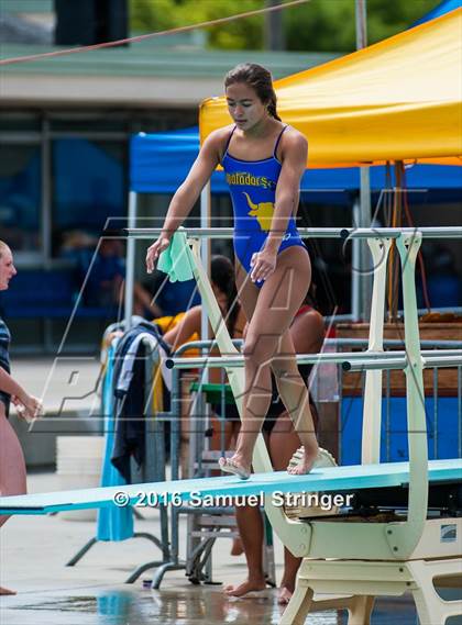 Thumbnail 3 in CIF CCS Girls Diving Championships photogallery.