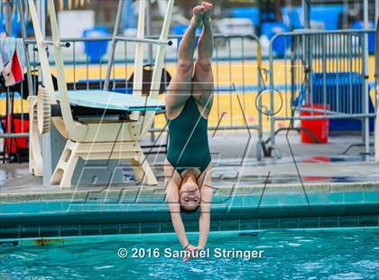 Thumbnail 2 in CIF CCS Girls Diving Championships photogallery.