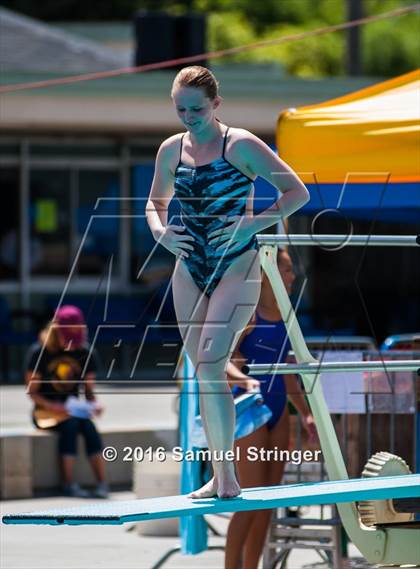 Thumbnail 2 in CIF CCS Girls Diving Championships photogallery.