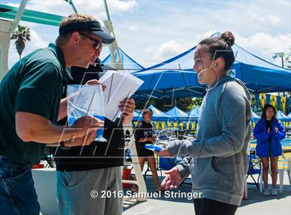 Thumbnail 3 in CIF CCS Girls Diving Championships photogallery.